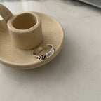 Bague pour femme au design texturé organique
