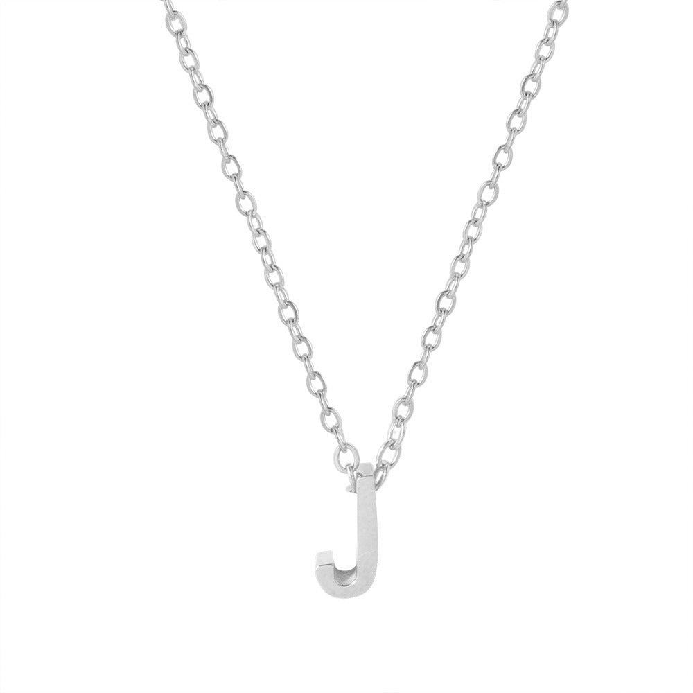 Collier pendentif initiale personnalisé pour femme