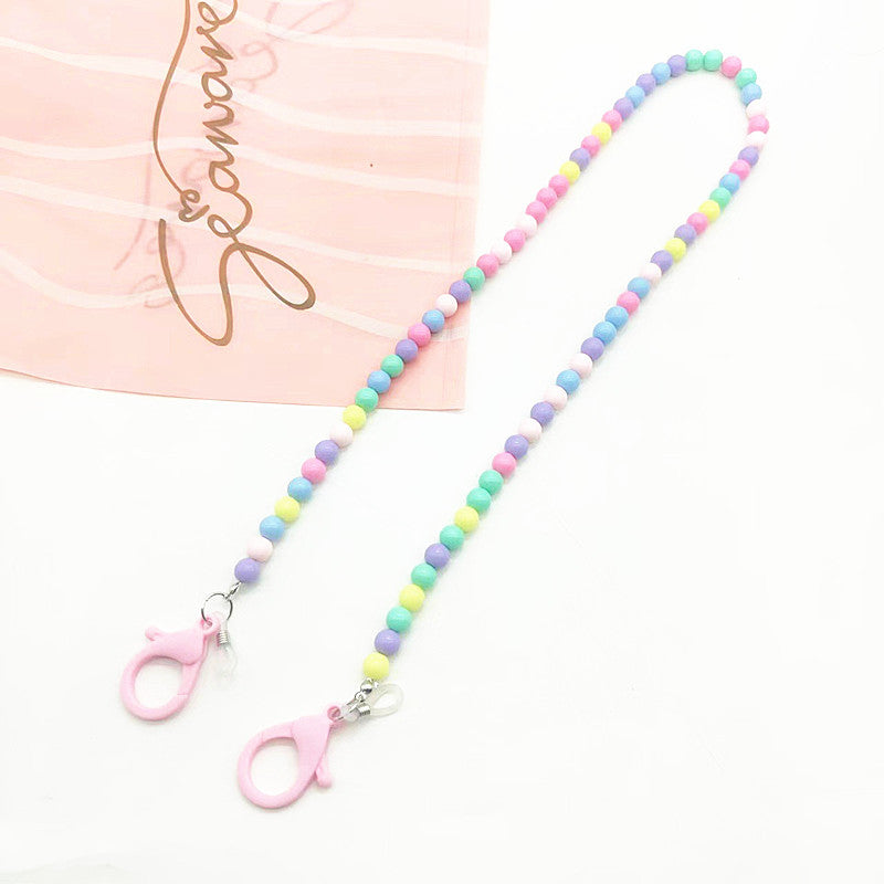 Chaîne de lunettes stable et colorée