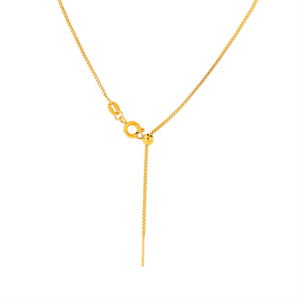 Collier chaîne réglable pour femme
