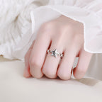 Bague pour femme motif étoile