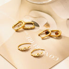 Boucles d'oreilles pendantes avec pendentif coquillage