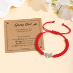 Bracelet d'amitié pour femme avec pendentif cheval