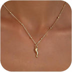 Collier élégant pour femme avec pendentif nœud