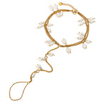 Bracelet étincelant pour femme avec perles