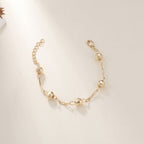 Bracelet pour femme tressé avec pierres semi-précieuses