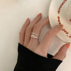 Bague chaîne pour femme au design délicat