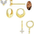 Boucles d'oreilles pendantes pour femme au design papillon élégant