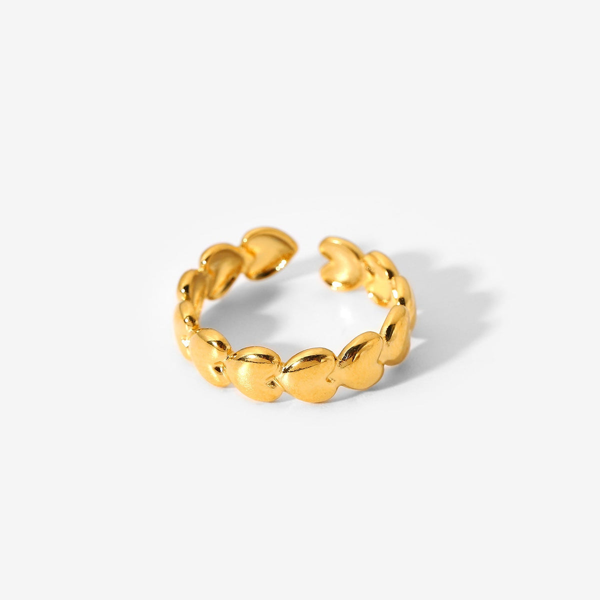 Bracelet pour femme avec fermoir réglable et pendentif en forme de cœur