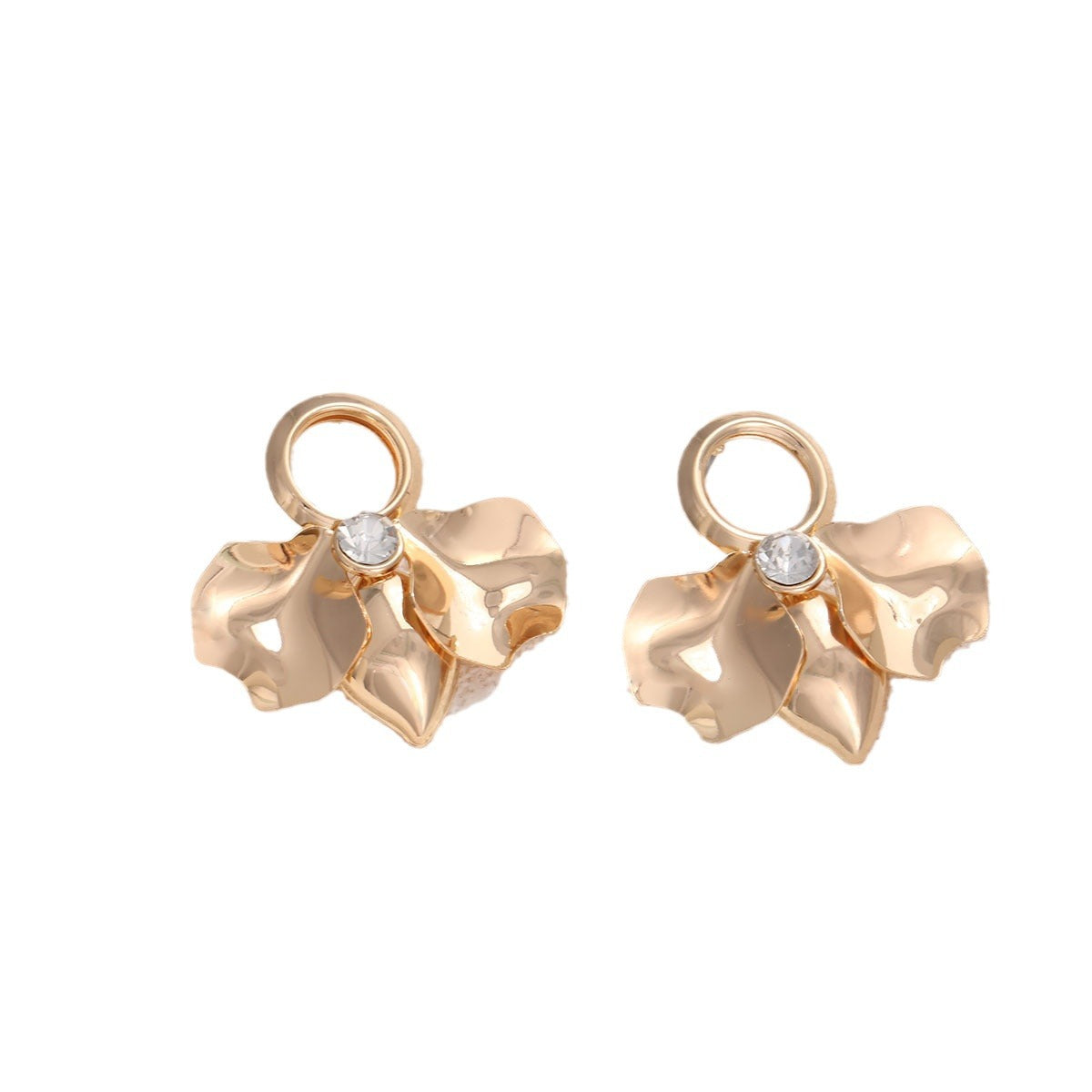 Boucles d'oreilles élégantes pour femme motifs floraux
