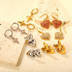 Boucles d'oreilles pendantes étoiles pour femme