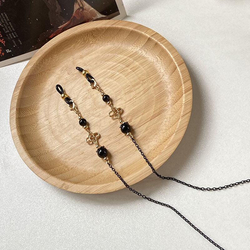 Chaîne de lunettes en filigrane avec perles