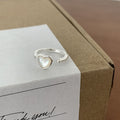 Bague pour femme avec motif cœur