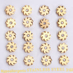 Boucles d'oreilles pour femme en acier inoxydable, design spirale