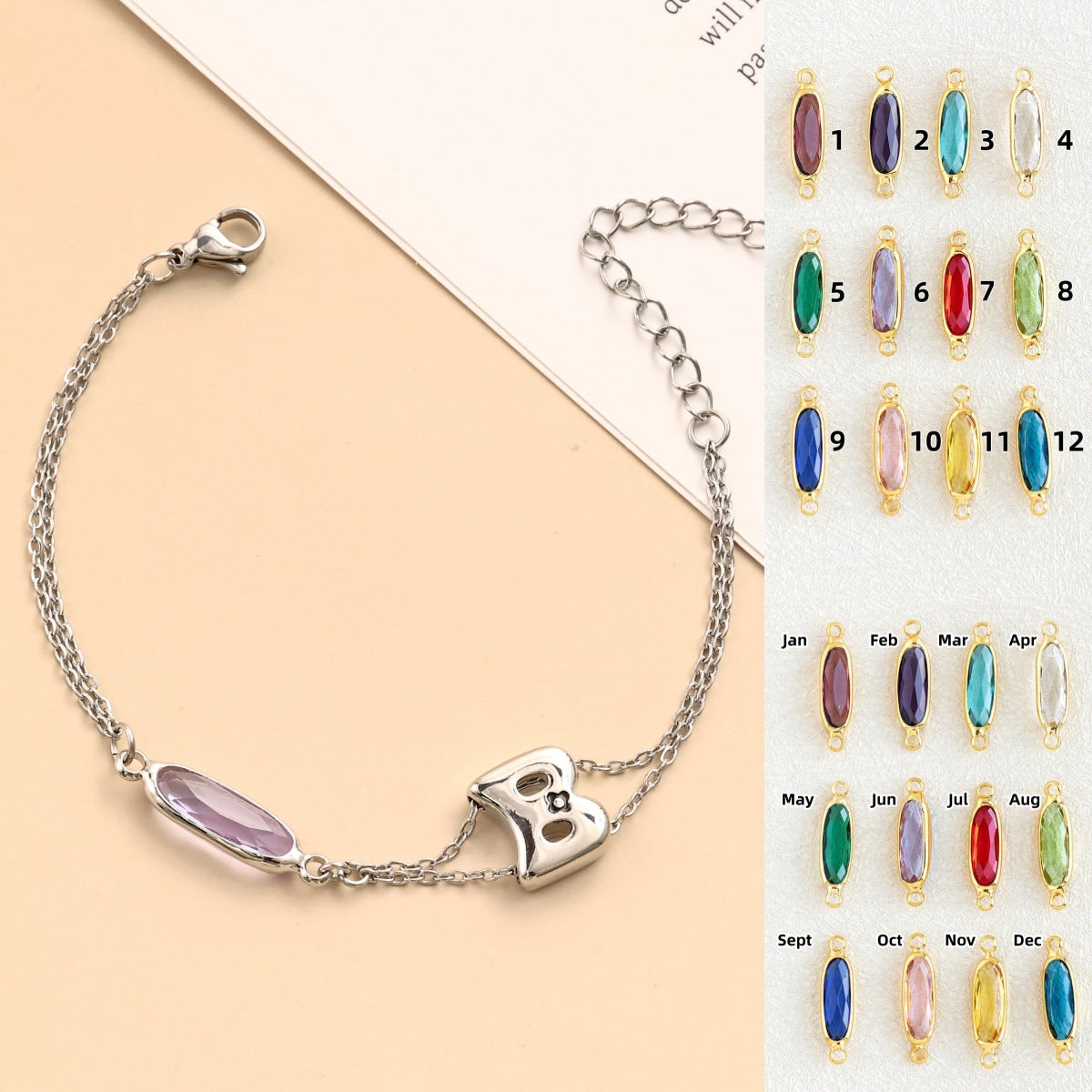 Montre pour femme avec cristal facetté