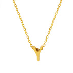 Collier pendentif initiale personnalisé pour femme