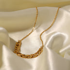 Collier pour femme à maillons robustes avec fermoir réglable