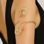Bracelet rigide pour femme avec motifs floraux