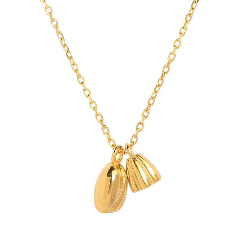 Collier pour femme avec pendentifs minimalistes modernes