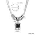 Collier pour femme avec pendentif géométrique moderne