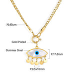 Collier pour femme avec pendentif carré orné de cristaux