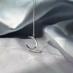 Collier pour femme avec pendentif lune