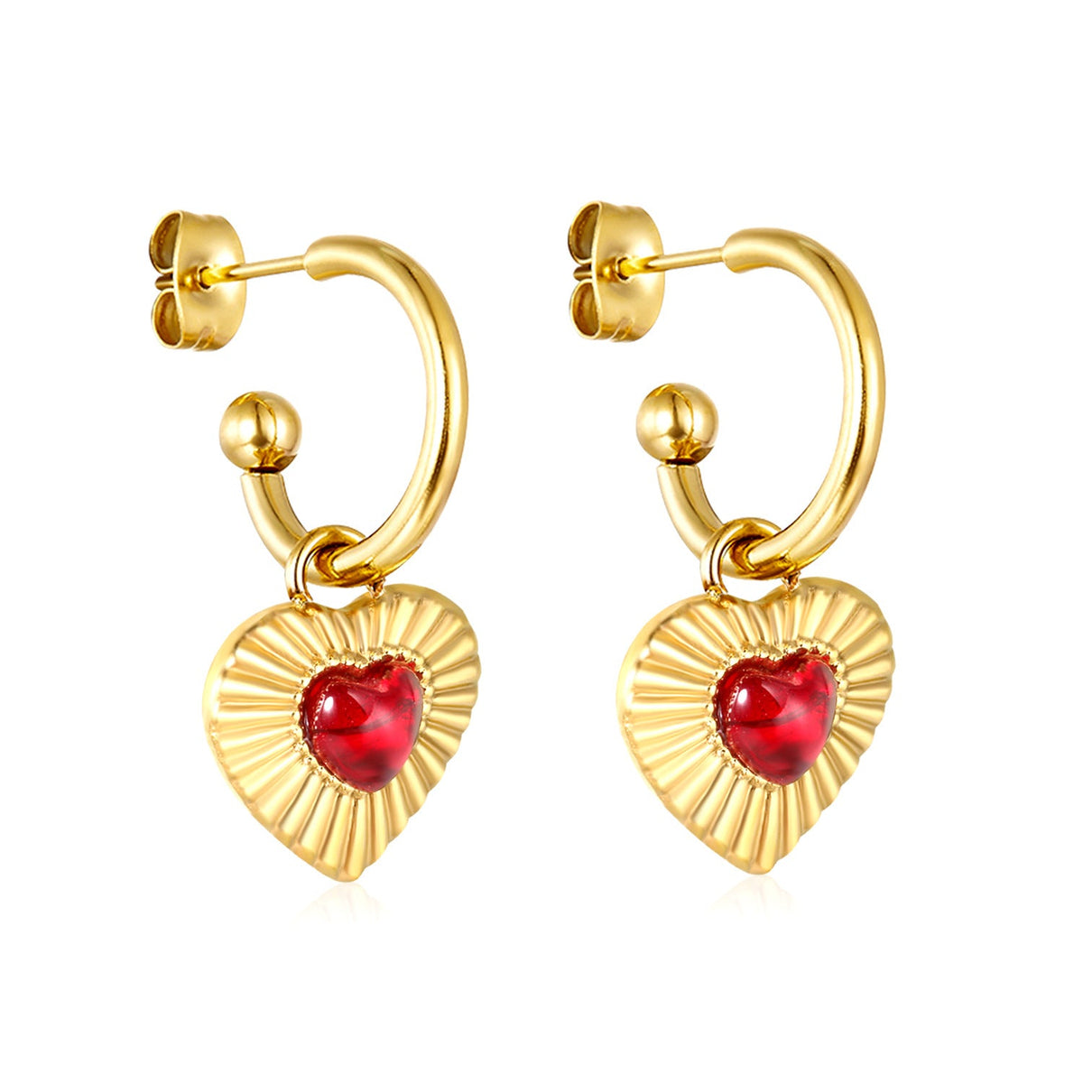 Boucles d'oreilles pendantes avec cristaux scintillants