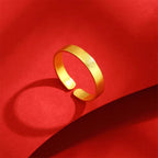 Bague anneau minimaliste pour femme en acier inoxydable