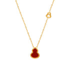 Collier pour femme avec pendentif cœur et chaîne fine