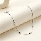 Collier élégant pour femme en acier inoxydable antiallergique