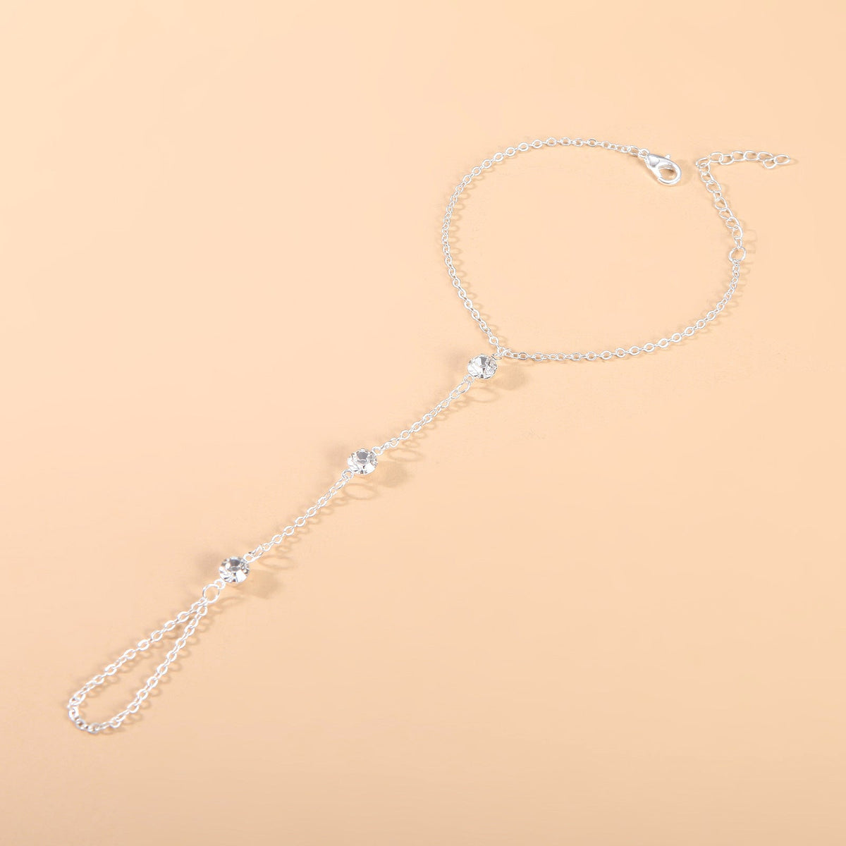 Collier délicat à pendentif cristal