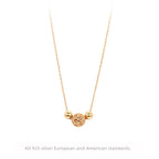 Collier pour femme avec pendentif délicat et chaîne réglable