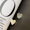 Clous d'oreilles pour femme motif cœur