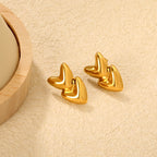 Boucles d'oreilles pendantes étoiles pour femme