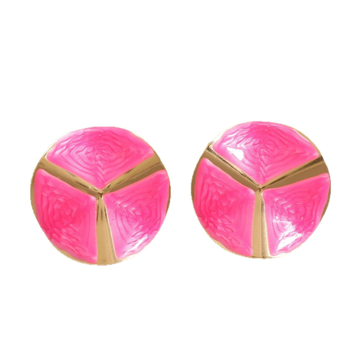 Boucles d'oreilles puces pour femme au design élégant et artisanal