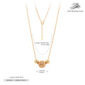 Collier pour femme avec pendentif délicat et chaîne réglable