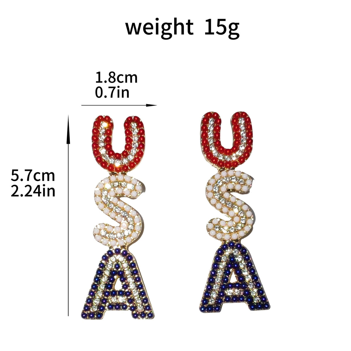 Boucles d'oreilles statement scintillantes pour femme avec perles de cristal