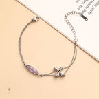 Montre pour femme avec cristal facetté