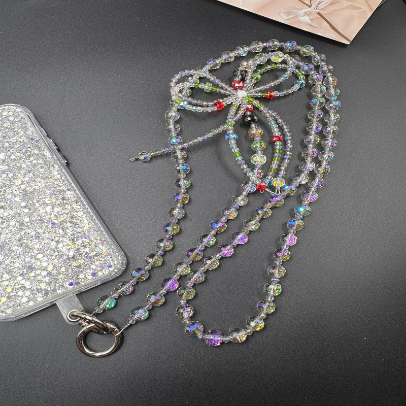 Chaîne de lunettes en perles multi-rangs