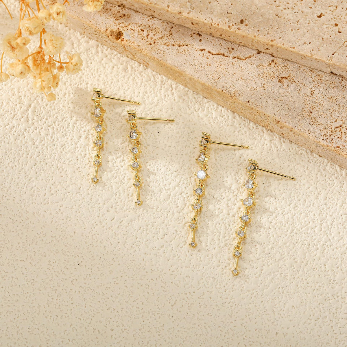 Boucles d'oreilles pendantes élégantes pour femme