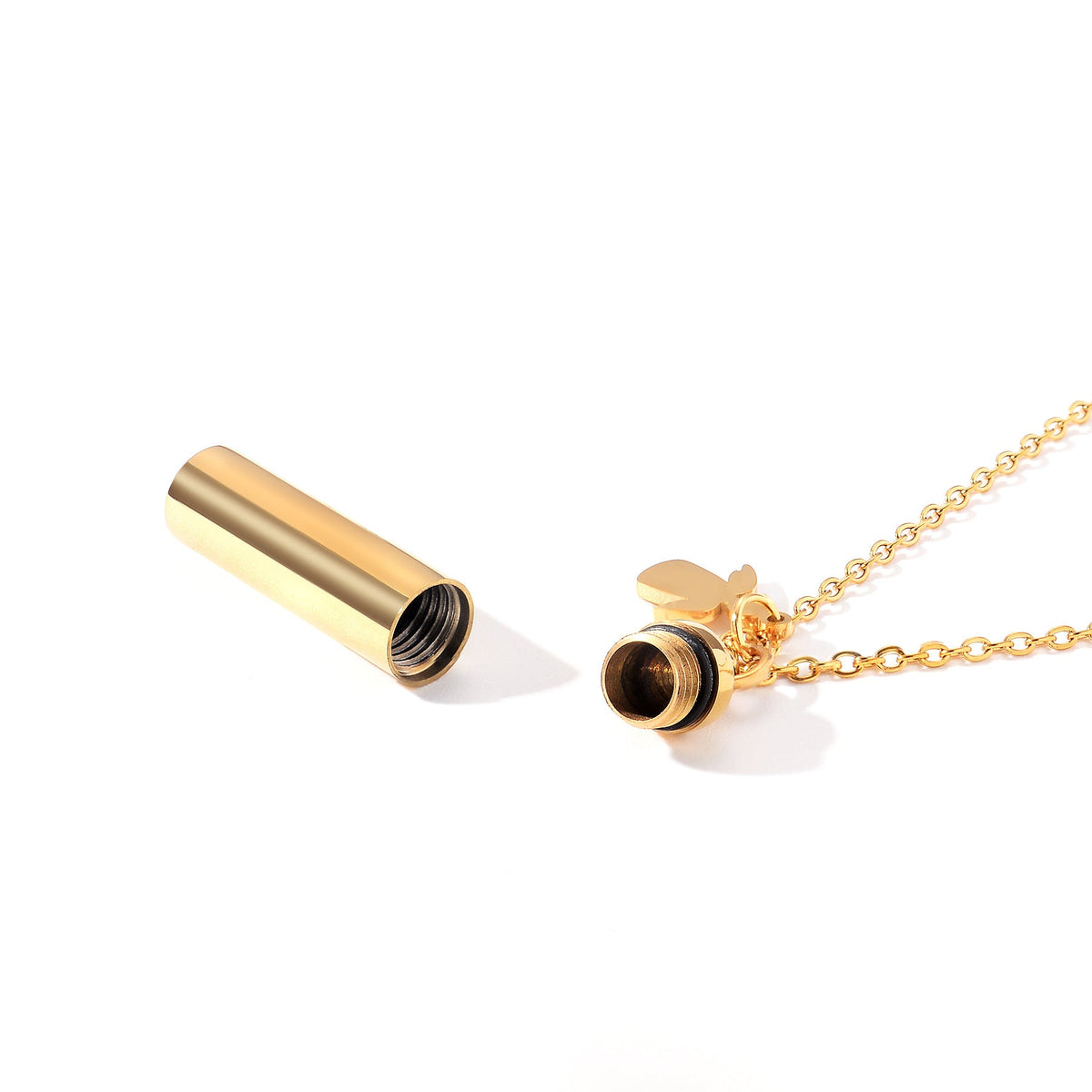 Collier pour femme avec pendentif capsule personnalisable