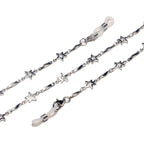 Chaîne de lunettes décorée d'étoiles