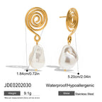 Boucles d'oreilles femme avec perles