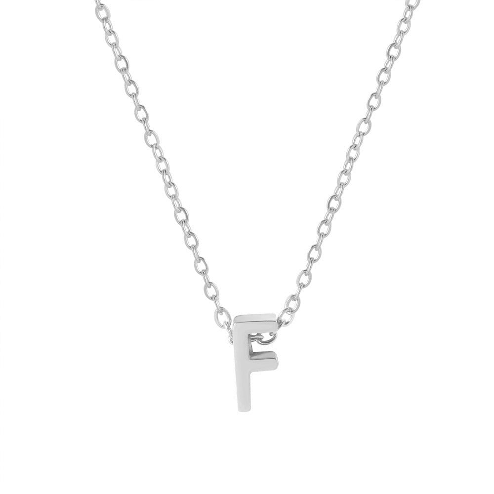 Collier pendentif initiale personnalisé pour femme