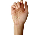 Bracelet délicat à motif floral