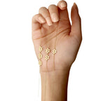 Bracelet délicat à motif floral