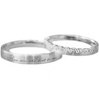 Bague pour femme avec gravure inspirante et design élégant