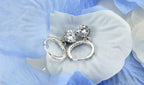 Boucles d'oreilles pendantes pour femme avec zircone