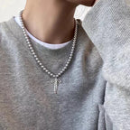 Collier délicat en perles