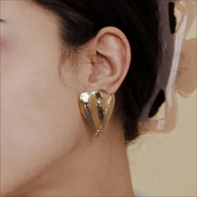 Boucles d'oreilles élégantes motif floral pour femme
